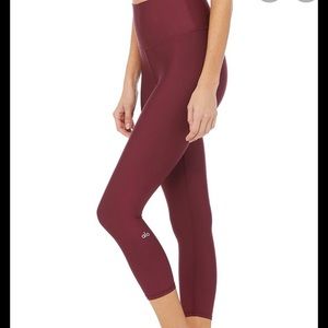 Alo Airlift Black Cherry Leggings